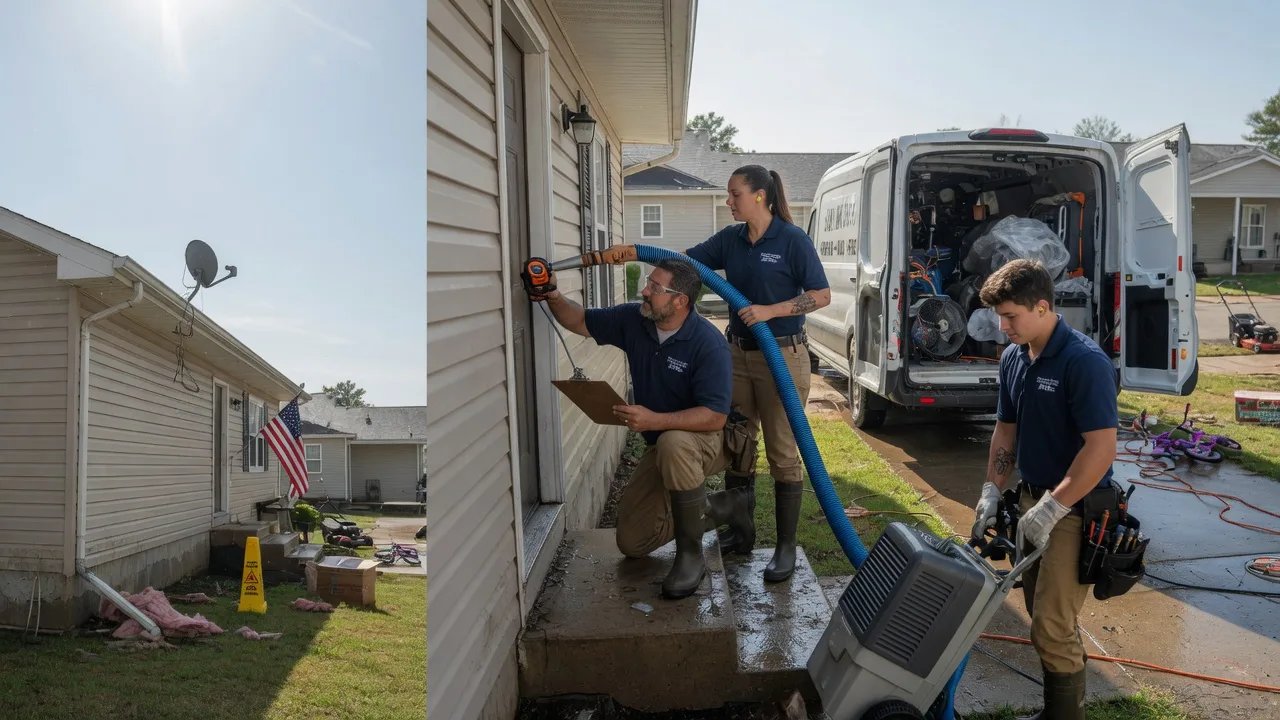 Ceiling Water Damage Restoration in Holmesville, OH near me